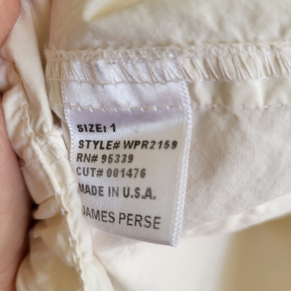 James Perse Off-White Parka zip up Jacket - Picture 5 of 7